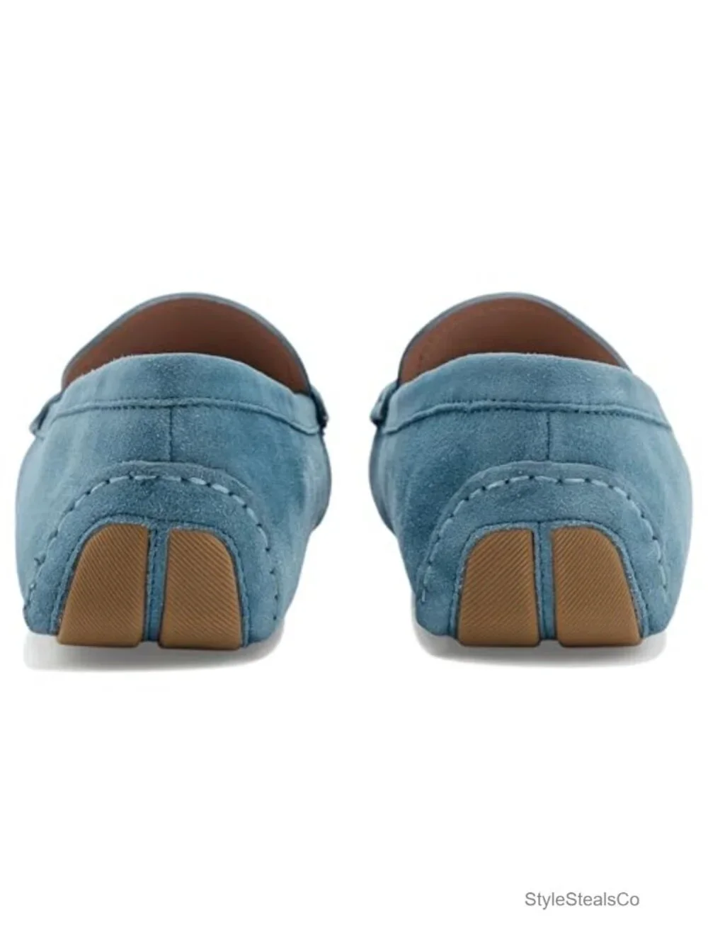 Leather Loafers - Driving Mocc - Cap Toe Slip On - Breathable